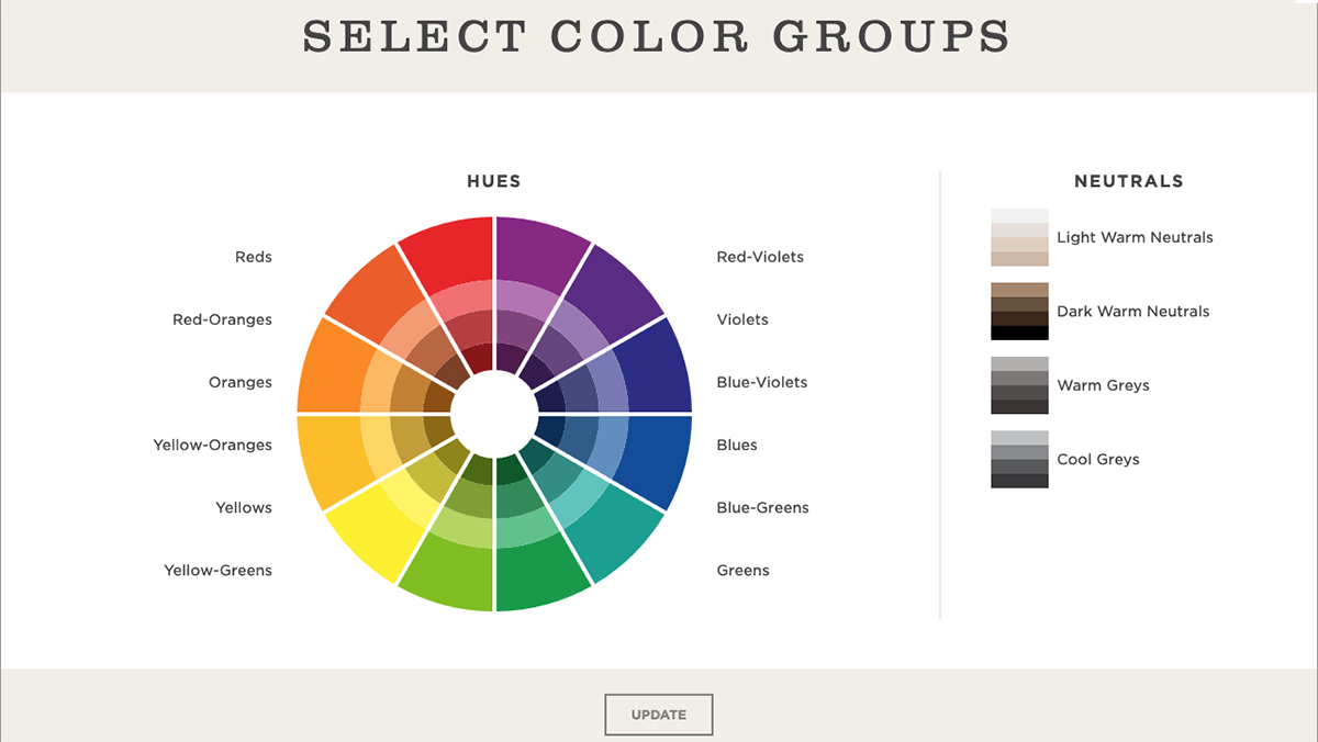 Simplifying Your Search for Textiles: Pallas Color Wheel and Web ...